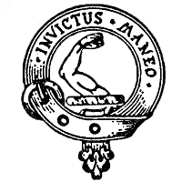 Armstrong Crest - Motto: Invictus maneo (I remain unvanquished)